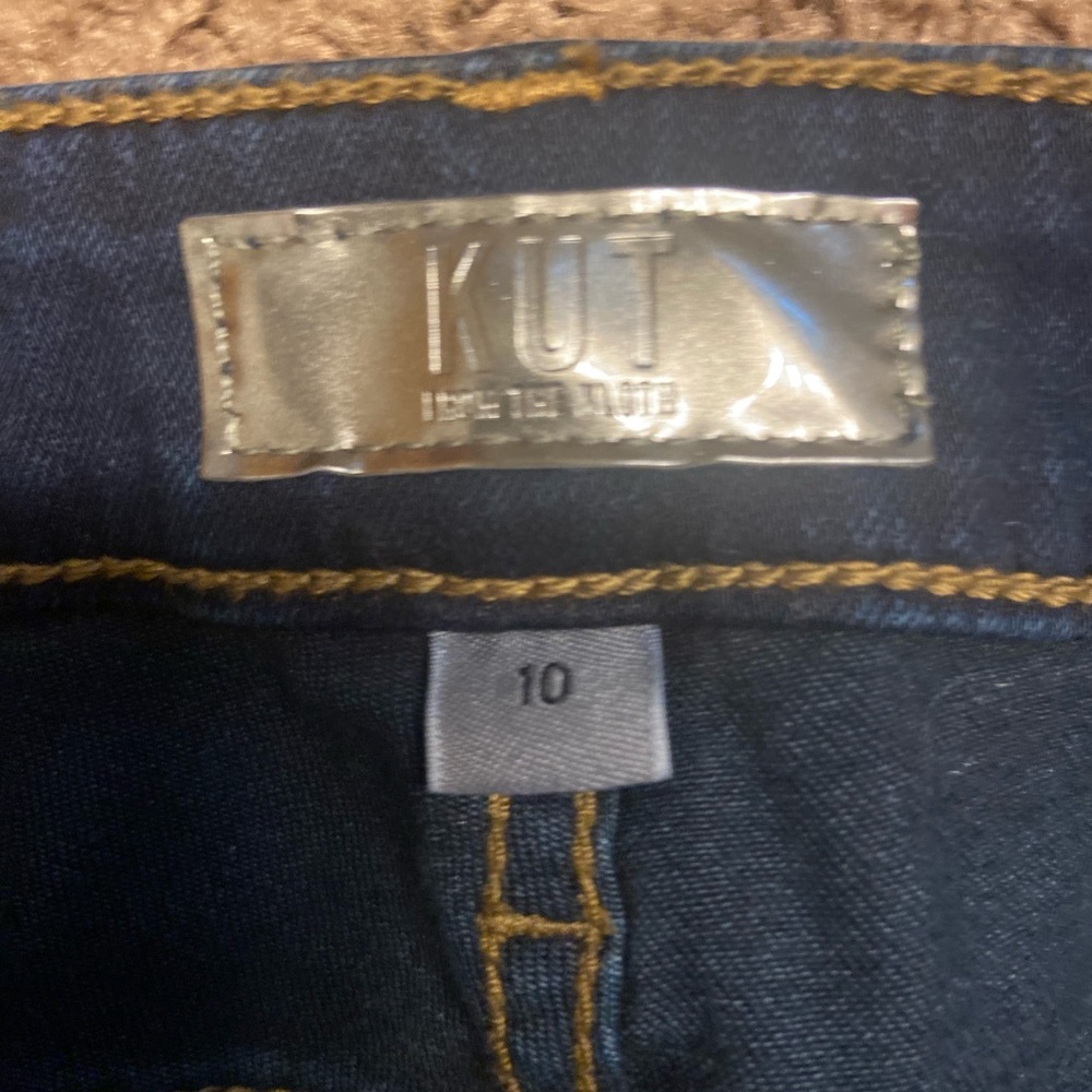 Express Women's Skinny Jeans - Dark Blue